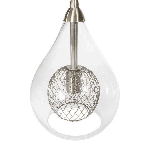 candeeiro de tecto em metal dourado série lhasa 65cm