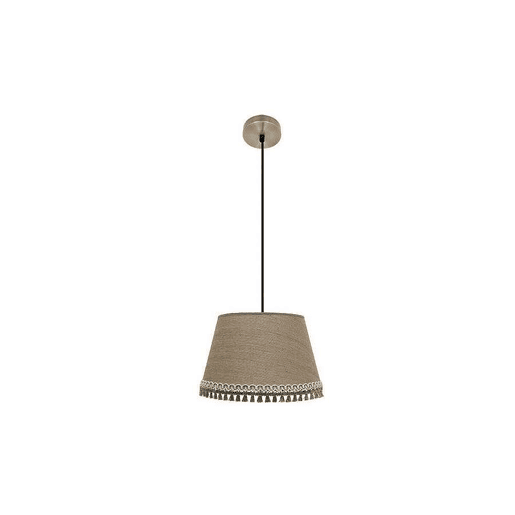 candeeiro de tecto têxtil cor bege série ada 40cm candeeiro de tecto têxtil cor bege série ada 40cm
