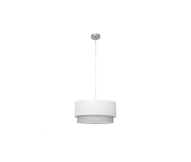 Colgante metal color blanco serie kenya 40cm
