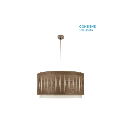 pendente em metal dourado série alexandra 60cm