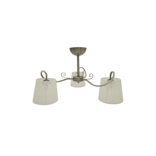candeeiro de tecto em metal dourado série cuzco 60cm