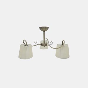 candeeiro de tecto em metal dourado série cuzco 60cm