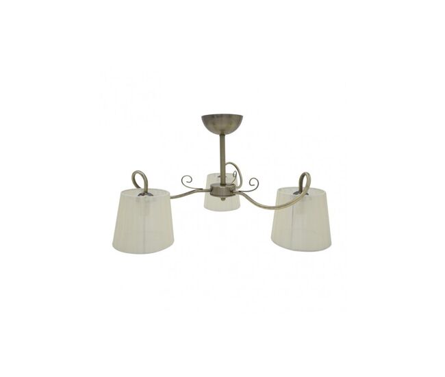 Lampara de techo metal color dorado serie cuzco 60cm