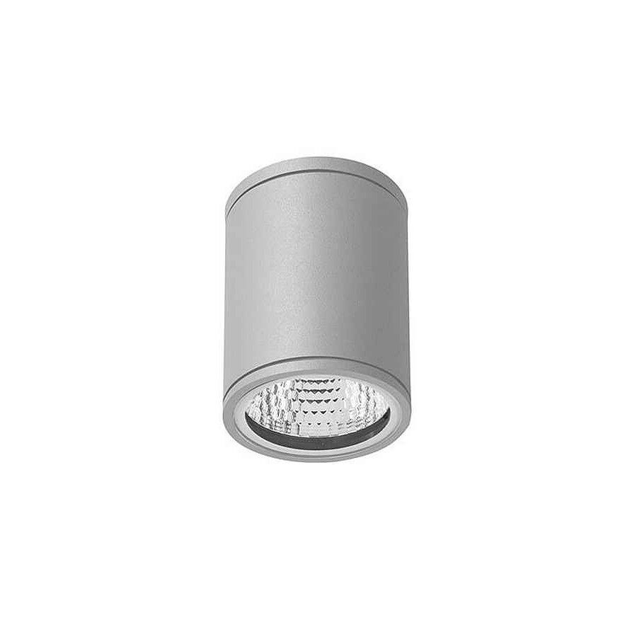 Plafon aluminio color gris serie orion 9cm