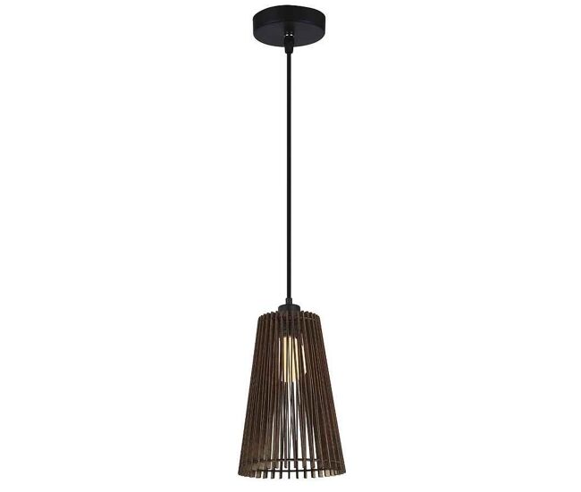 Lampara de techo madera color beige serie mon 20cm