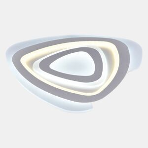 candeeiro de tecto acrÃlico cor branca série catanga 41,4cm