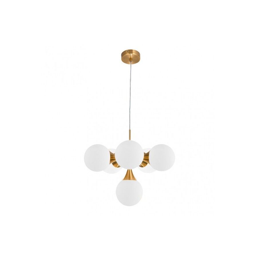 Lampara de techo metal color dorado serie frey 44cm