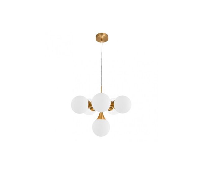 Lampara de techo metal color dorado serie frey 44cm