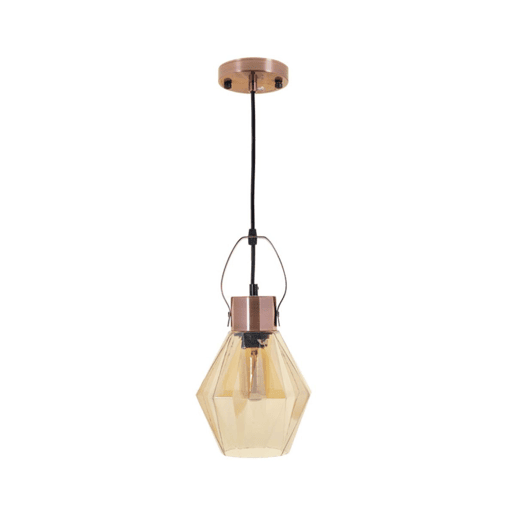candeeiro de tecto em metal cor de cobre série ziva 17cm candeeiro de tecto em metal cor de cobre série ziva 17cm