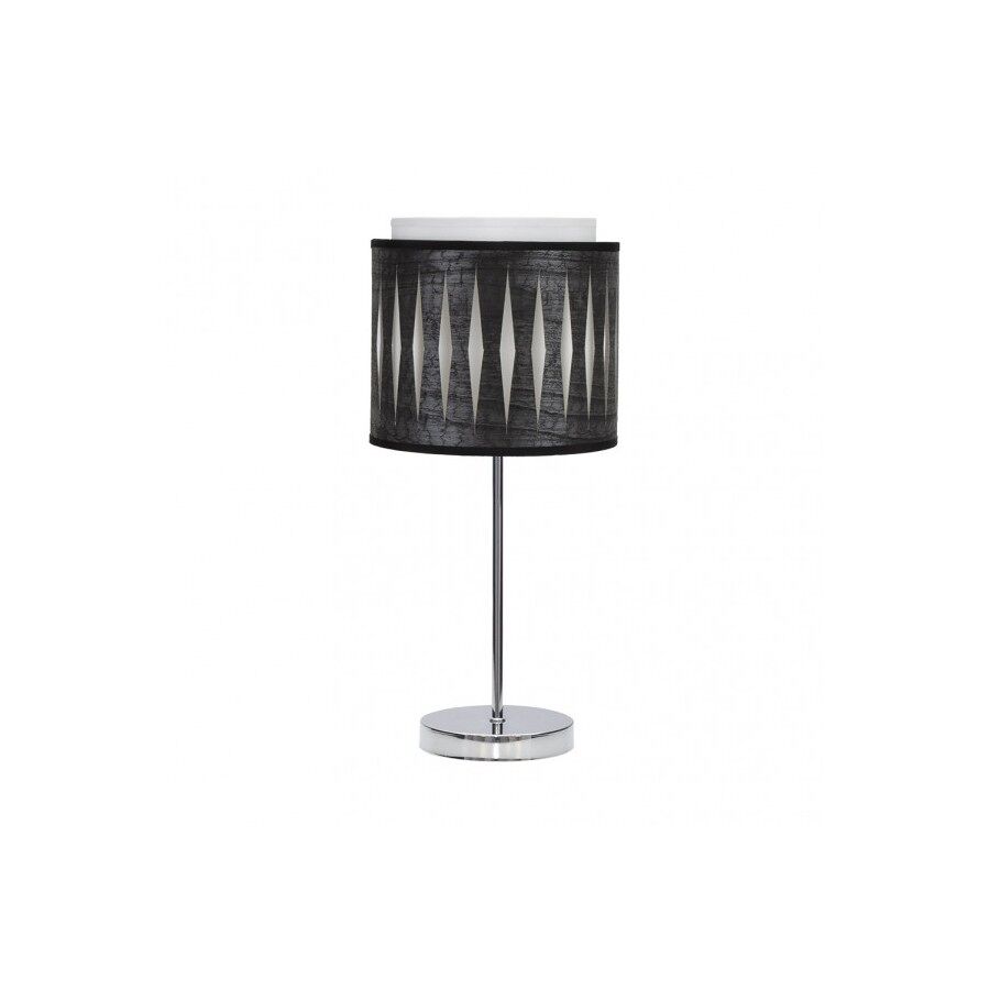 Lampara sobremesa metal color cromo serie alexandra 17cm