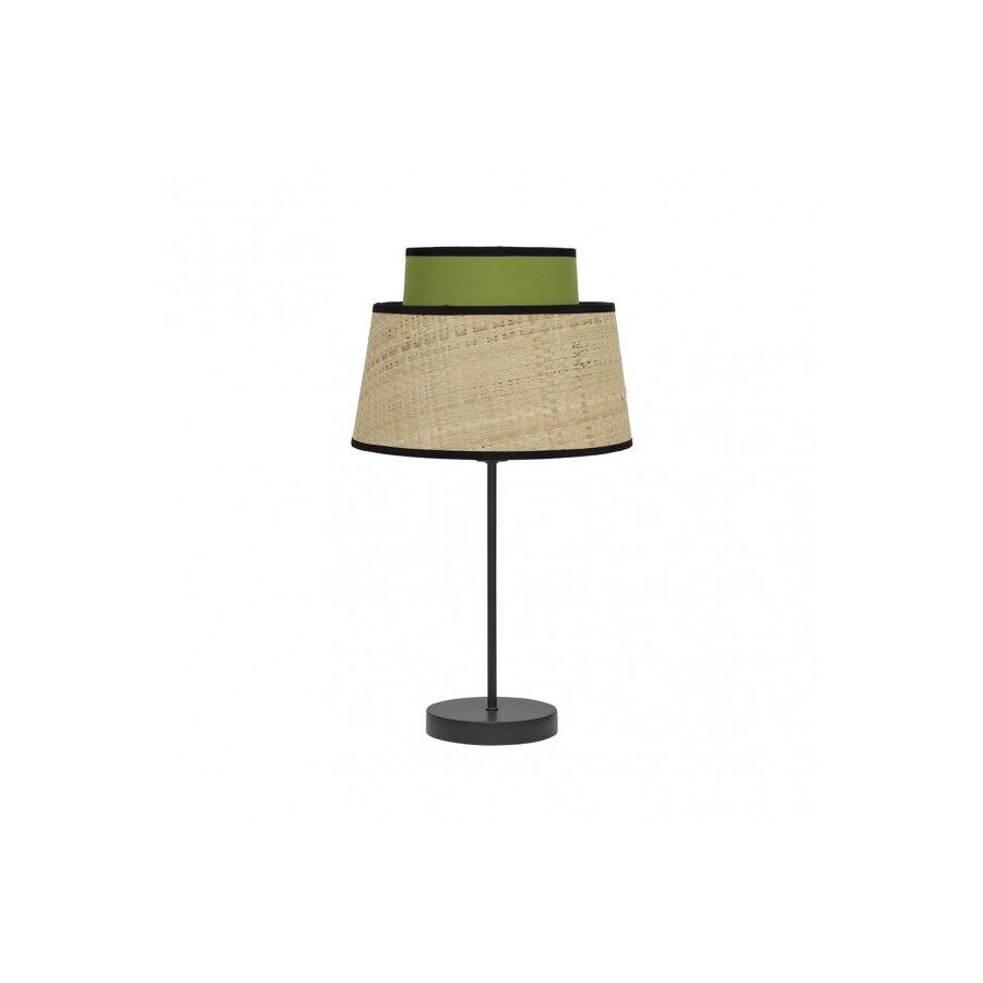 Lampara sobremesa metal color negro serie jia 20cm