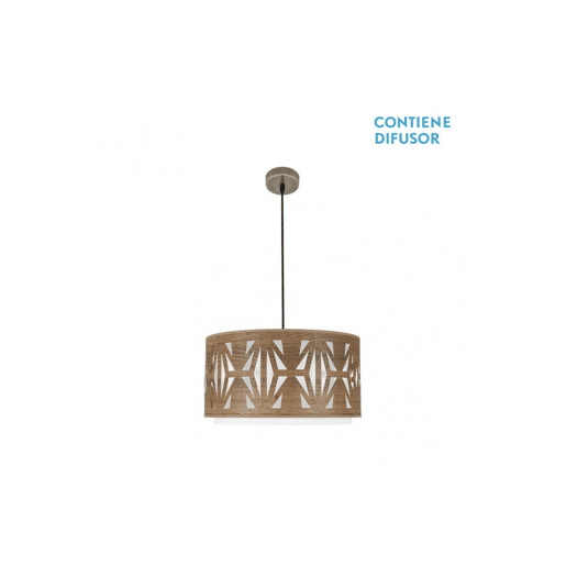 pendente em metal dourado série katerina 50cm