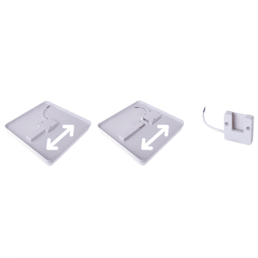 tecto de policarbonato branco cor série bismuto 15cm