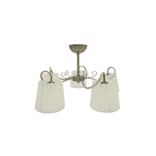 candeeiro de tecto em metal dourado série cuzco 65cm