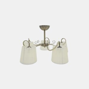 candeeiro de tecto em metal dourado série cuzco 65cm