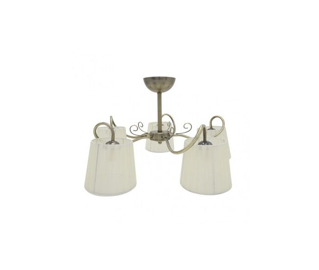 Lampara de techo metal color dorado serie cuzco 65cm