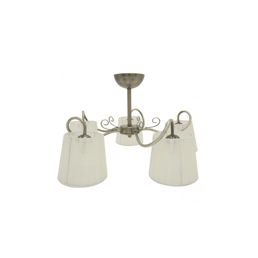 candeeiro de tecto em metal dourado série cuzco 65cm