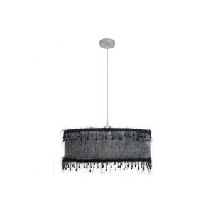 candeeiro de tecto cor preta série metal hilos 50cm