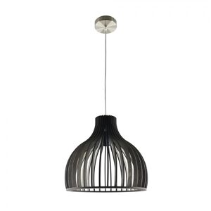 pendente de madeira castanha série mogno 35cm