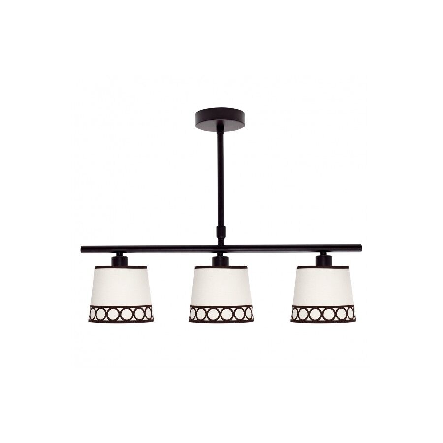 Lampara de techo metal color marron serie dalia 58cm