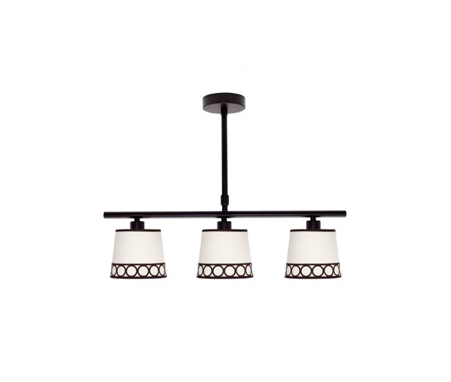 Lampara de techo metal color marron serie dalia 58cm