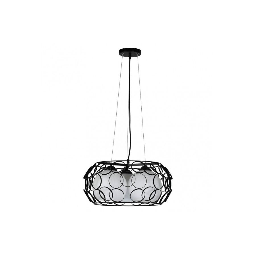Lampara de techo metal color negro serie peregrino 45cm