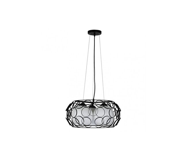 Lampara de techo metal color negro serie peregrino 45cm