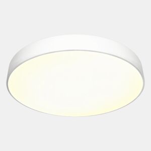 candeeiro de tecto de metal branco série bilac 80cm