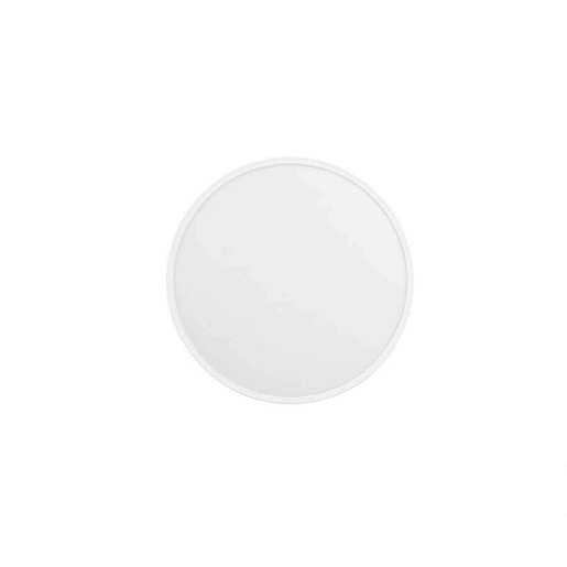 candeeiro de tecto de metal branco série bilac 80cm
