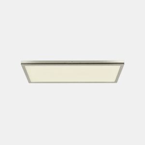 painel led rectangular em metal niquelado série tivoli 30cm