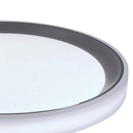 candeeiro de tecto LED em metal branco série luanda 49,5cm
