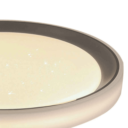 candeeiro de tecto LED em metal branco série luanda 49,5cm