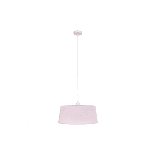 candeeiro de tecto metálico cor-de-rosa série consciência 40cm