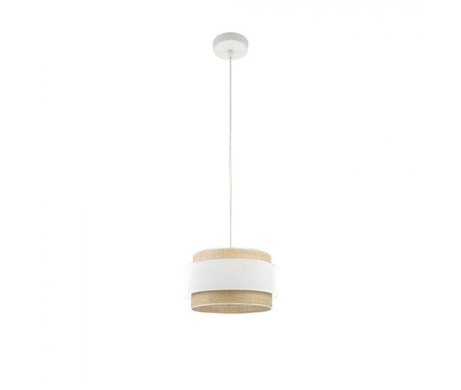Colgante metal color blanco serie kandy 50cm