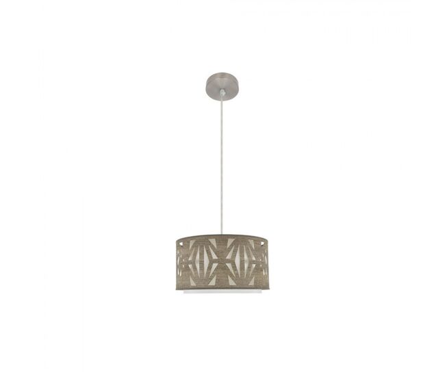 Colgante metal color niquel serie katerina 30cm