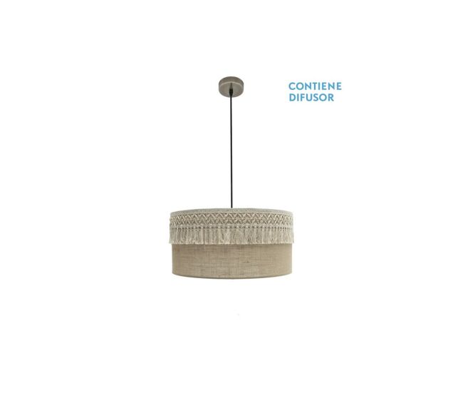 Colgante textil color beige serie ekaterina 50cm