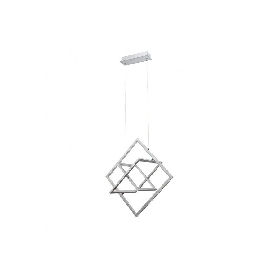 Colgante metal color cromo serie lexie 63.5cm