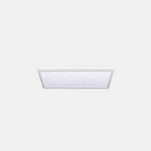 painel led metálico rectangular cor branca série tivoli 30cm