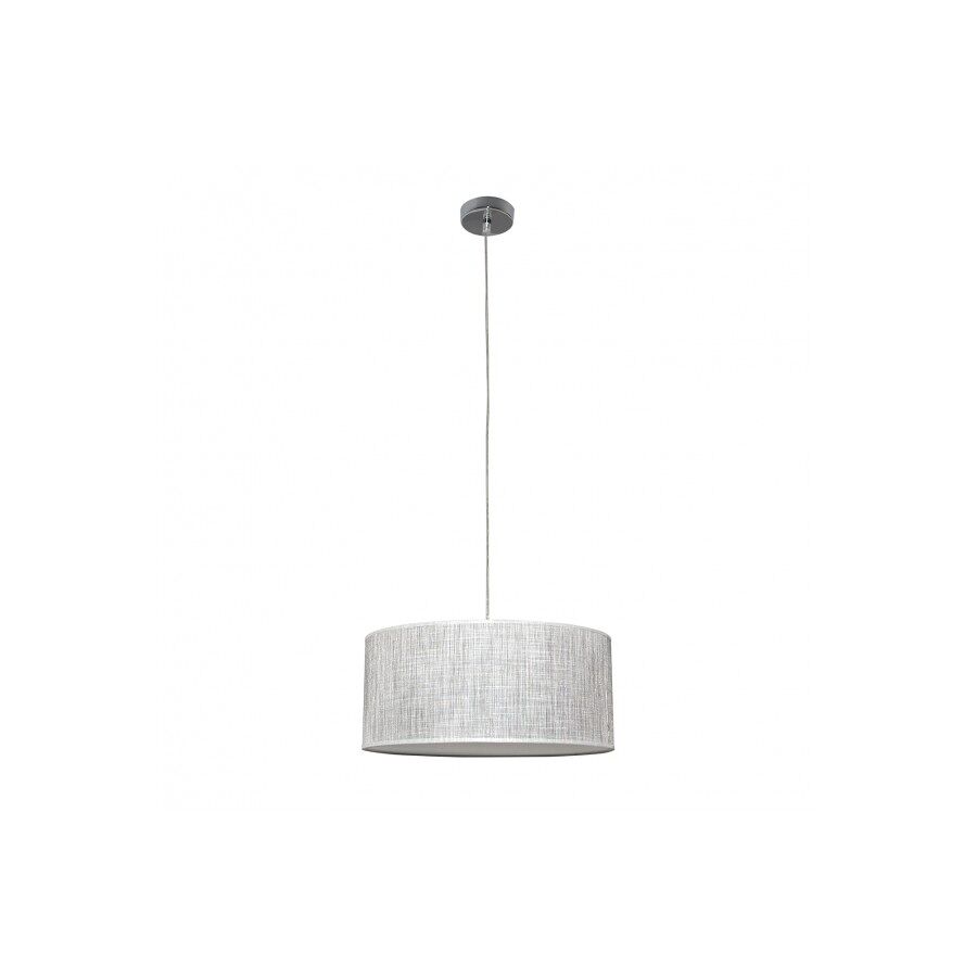 Lampara de techo metal color gris serie asunciã³n 50cm