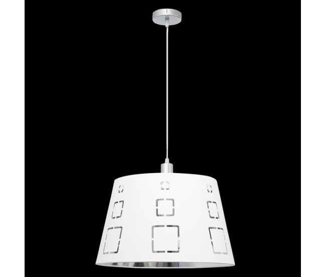 Lampara de techo metal color blanco serie celaya 40cm