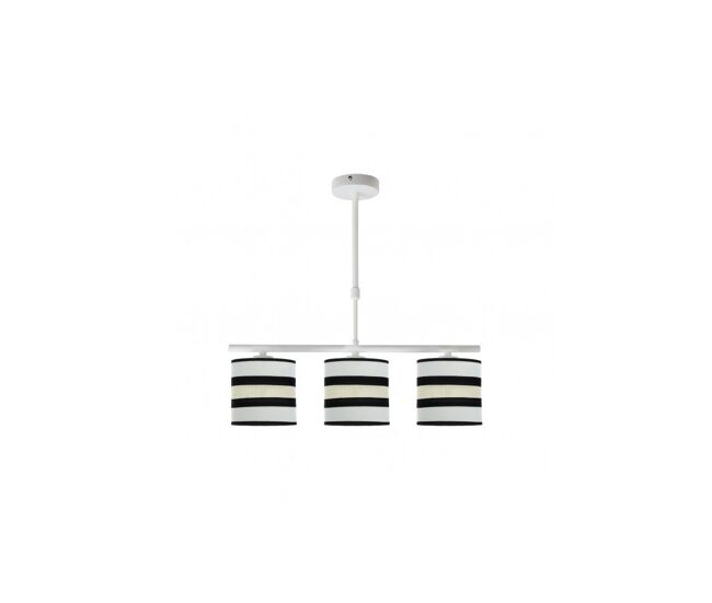 Lampara de techo metal color blanco serie karla 55cm