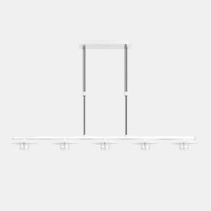 candeeiro de tecto metálico cor branca cape city series 104cm