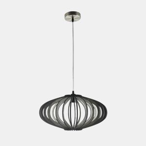 pendente de madeira cor castanha série sapelli 45cm