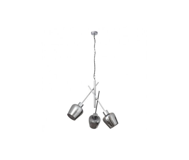Lampara de techo metal color cromo serie soline 50cm