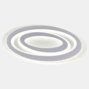 candeeiro de tecto acrílico cor branca serie savínia 41cm