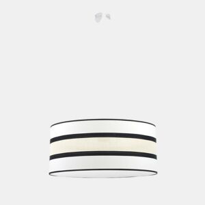 pendente de metal cor branca série karla 60cm