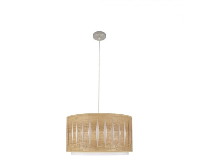 Colgante metal color niquel serie alexandra 40cm
