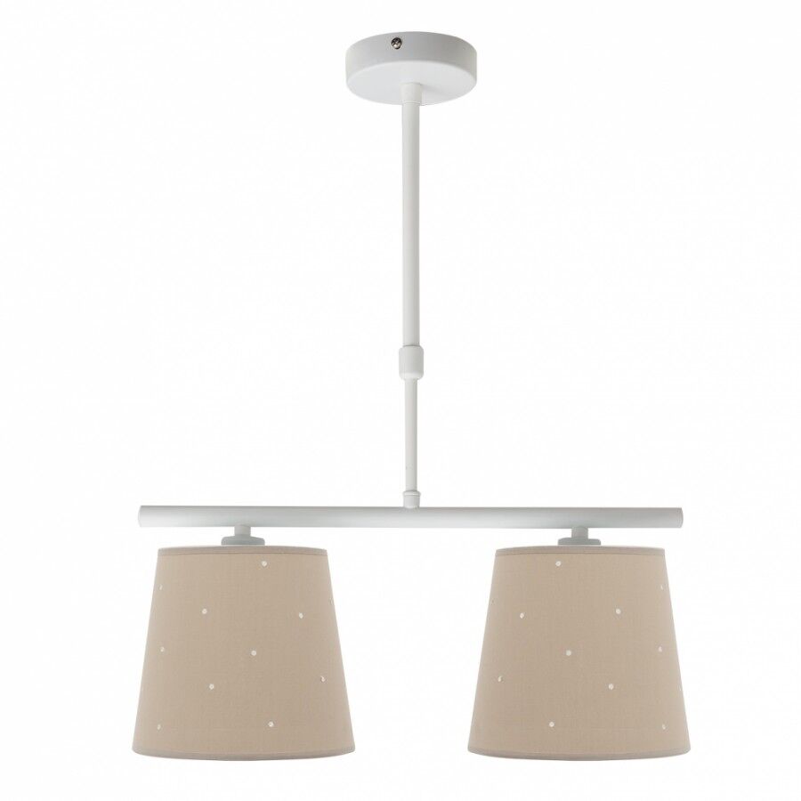Lampara de techo acrilico color beige serie consciencia 39cm