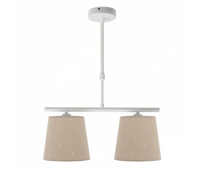 Lampara de techo acrilico color beige serie consciencia 39cm
