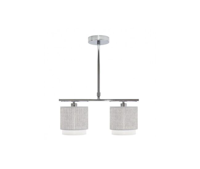 Lampara de techo metal color gris serie kenya 40cm